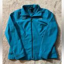 The North Face  Women’s SoftShell Blue Full Zip Jacket Sz XL Photo 0