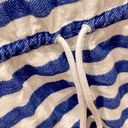 Talbots Blue White Striped Dress Beach Coverup M Nautical Preppy Photo 3