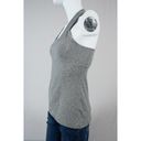 Lululemon  Athletic Gray Stripe Racer Back Tank Built In Bra Women Size S Photo 1