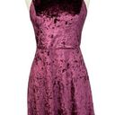 Xhilaration  Skater Dress Womens Medium Crushed Velvet Halter Grunge Whimsigoth Photo 0