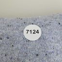 a.n.a . A New Approach Womens Medium Pullover Long Sleeve Blue Tweed Sweater Photo 12