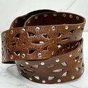 Chico's  Vintage Studded Genuine Leather Belt Size Medium M Womens Photo 10