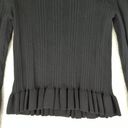 CAbi  Black Ruffle Party Cardi Cardigan Sweater Women's Size Large Photo 6