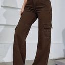 Coffee Brown Cargo Pants Size M Photo 1