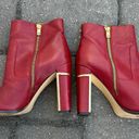 Calvin Klein Karlia Leather Ankle Boots Photo 5