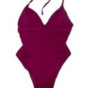 ANDIE  Swim Plum Purple Lagos Low Cut One Piece Swimsuit Sz S NWT Photo 4