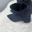 Harper Cordani Italy Women's  Boot Blue  Suede Denim Block Heel Bootie EUR 36 Photo 3