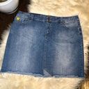 Jessica Simpson  vintage yellow rose patchwork denim skirt sz 20 Photo 0