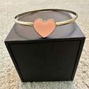 Absolutely Gold Bangle Bracelet with Baby Pink Heart Center -  adorable! Photo 6