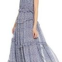 MISA Los Angeles  ryanne midi dress blue bohemian printed women’s size s Photo 0