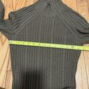 Boden Tessa Knitted Sweater Cable Ribbed Fit and Flare Dress in Dark Moss Green Size 2 Photo 10