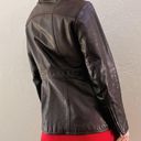 Banana Republic Vintage 1990's  100% Leather Zip Up Jacket Photo 4