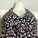 Isabel Maternity NWOT  Cheetah Leopard Print Halter Swimsuit New One Piece Swim Photo 3