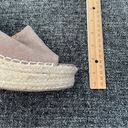 Steve Madden  Jaylen Sandals Taupe Suede Wedge Heel Espadrille Women’s Size 7 Photo 8