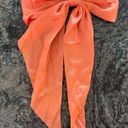 Amazon NEW! Large clip in hair bow- orange Photo 0