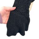 Krass&co  Ruffled-Trim Turtleneck Sweater in Black Size Small Photo 5