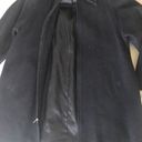 Jones New York  Women’s Petite Black Zip Wool Coat Photo 7