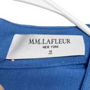 MM.LaFleur  Felisa Dress Blue Sheath Cap Sleeve Pockets Business Women’s Size 10 Photo 9