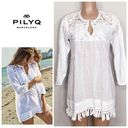 PilyQ New.  Water Lily White tunic. XS/S Regularly $134 Photo 1