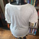 Twisted Sundance white tie  front normcore knit S blouse Photo 1