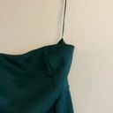 Showpo Emerald Green Strapless Tie Back Maxi Dress Photo 5