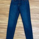 L'AGENCE El Matador Bruno Wash Slim High Rise Raw Hem Blue Jeans Size 25 Photo 2