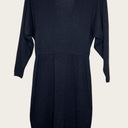 St. John Vintage Long Sleeve Knit Midi Dress Black Size 8 Photo 0