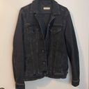 All Saints Black Denim Jacket in Size Larger Photo 4