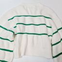 superdown  Sophia Stripe Sweater in White & Green Photo 7