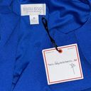 Bisou Bisou NWT  Royal Blue Sleeveless Peplum Dress Bodycon Stretchy Knit Women 8 Photo 7