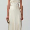 Fame and Partners Strappy Draped Gown in champagne Photo 0