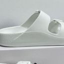 Very G NEW  Gypsy Jazz White Slip On EVA Waterproof Sandals Photo 1