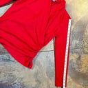 Sunny Leigh  Women’s Red Sweep Wrap Sweater Small Photo 3