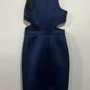 Hunter Bell  Navy Porter Cutout Dress Photo 2