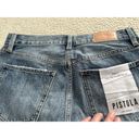 Pistola  Presley High Rise Relaxed Roller Jean Crop Length in Grand Blue Size 28 Photo 13