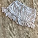 Athleta  white good match stretch pleated ruffle tennis running skirt medium Photo 0