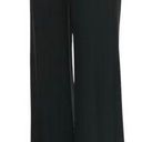 Carolina Herrera  Triple Pleated Silk Wide Leg Pants Black Photo 1