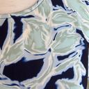 Natori  Shibori Floral - Fluid Crepe Drape Dress Photo 7