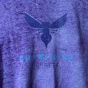 Nba Charlotte Hornets Sweatshirt Womens XL Purple  Soft Comfortable Loose Photo 3