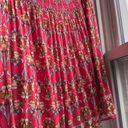 Flowy Pleated Skirt Red Size M Photo 3