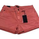 Dear John  Womens Size 31 Shorts Chalk Pink Cuffed Hem Pockets Stretch NWT Photo 0