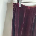 Ralph Lauren Vintage Ralph  Burgundy Velvet Cropped Pants Beaded Size 8 Medium Photo 4