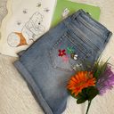 Disney embroidered Winnie the Pooh denim high waist shorts Photo 1