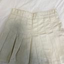 Brandy Melville Cream Pleated Skirt With Shorts Photo 0