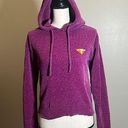 Joe Boxer  Velvet velour sweater knit large M happy rainbow hooded soft pullover Photo 0