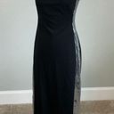 Vince Camuto  Women's Formal Dress Size 6P Black Sequined One Shoulder Long Gown Photo 3