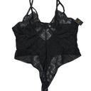 One Piece Just Sexy Lingerie Black Teddy Lace Bodysuit Women's Plus Size 3X  Photo 0