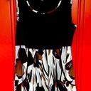 Saint Tropez West  Sleeveless Dress in Black/Brown w/ Pockets Size 8 - New Condit Photo 0