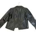 GIULIANA Leather Jacket Black Photo 1