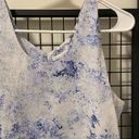 Violet+Claire NWOT |  women’s blue & white patterned tank top — medium Photo 1